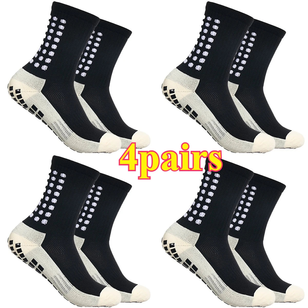 TFV Grip Socks (4 Pairs)