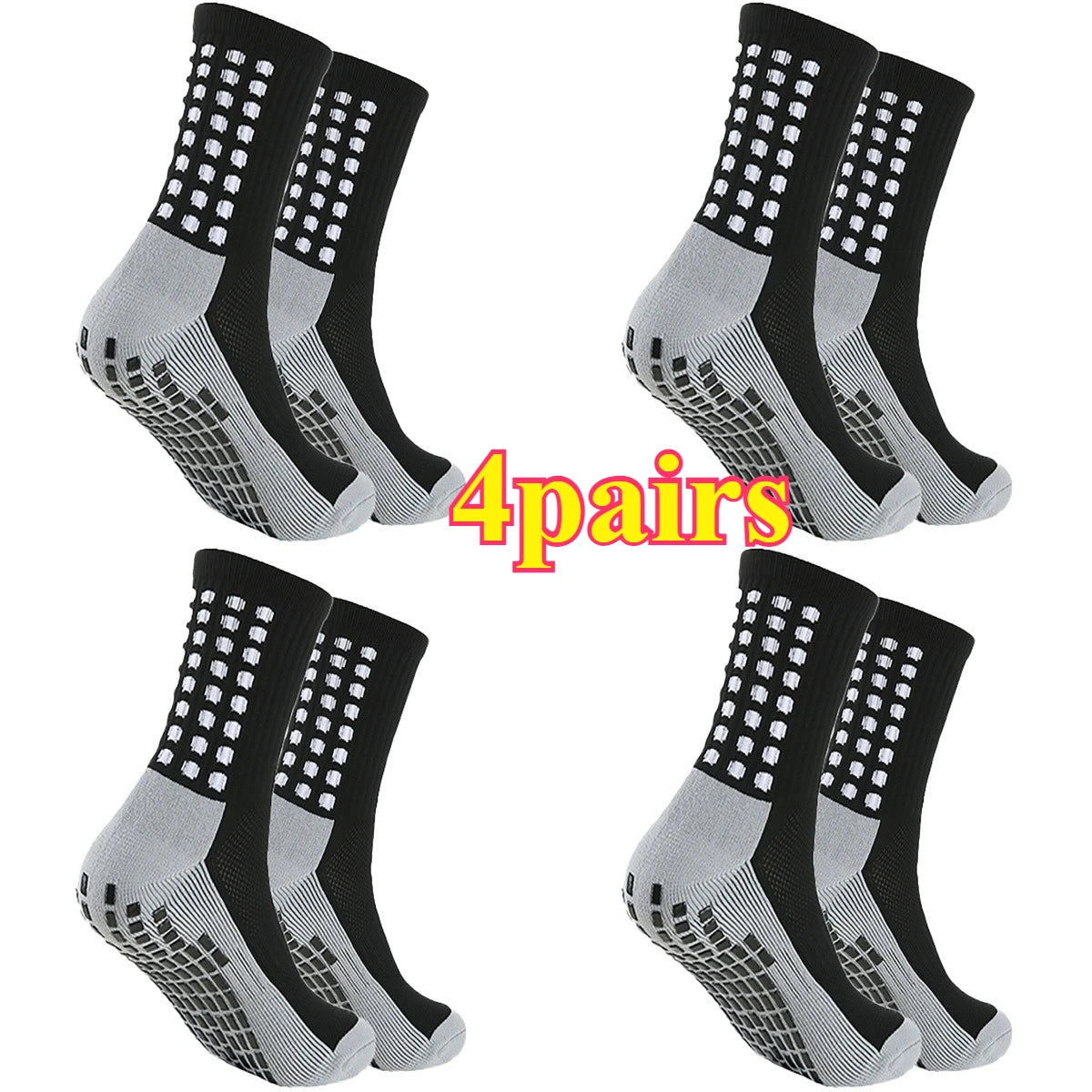 TFV Grip Socks (4 Pairs)