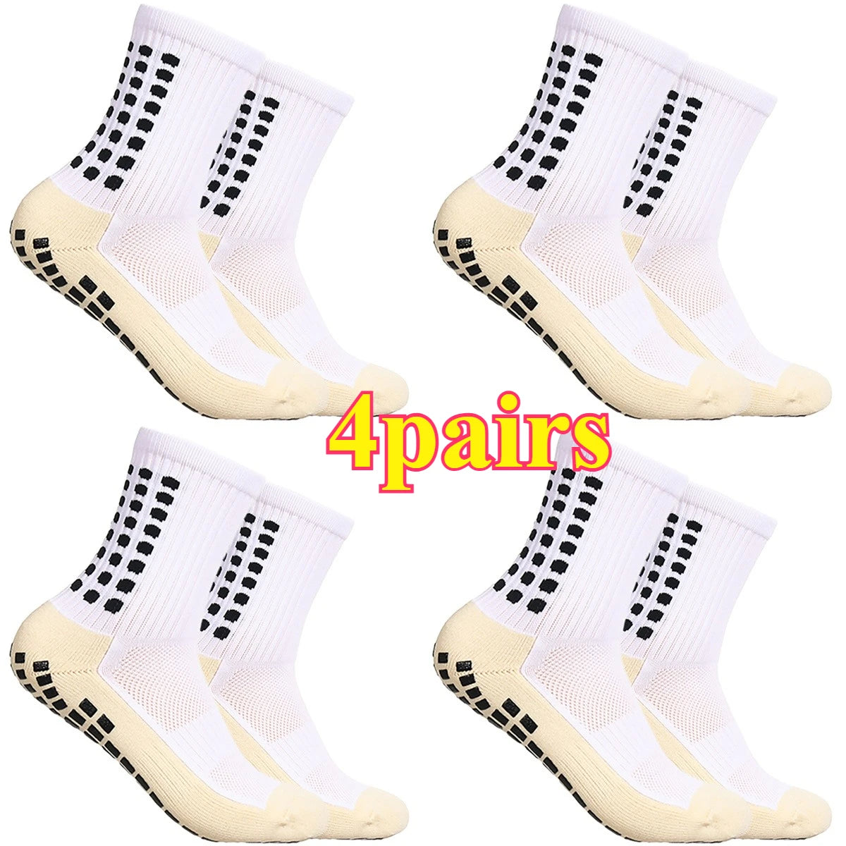 TFV Grip Socks (4 Pairs)